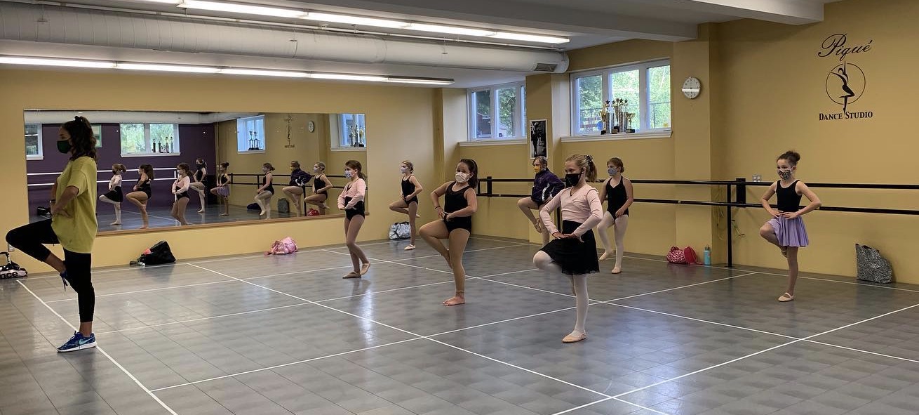 Socially distant dance classes resume at Pique Dance Studio.
